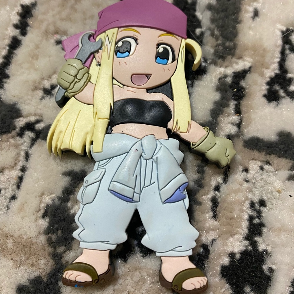 Full Metal Alchemist Winry Hiromu Arakawa Keychain 2004